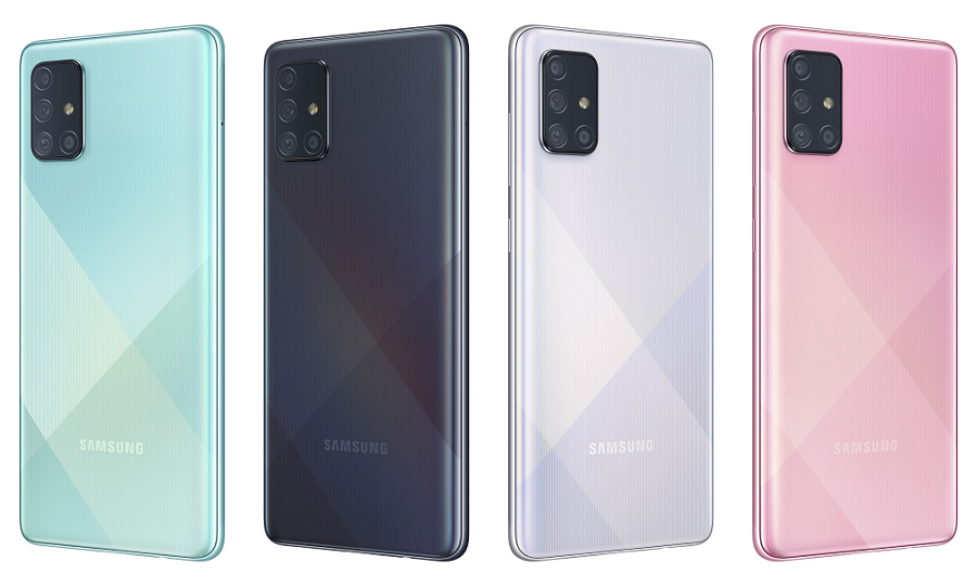 Samsung Galaxy A71 все цвета